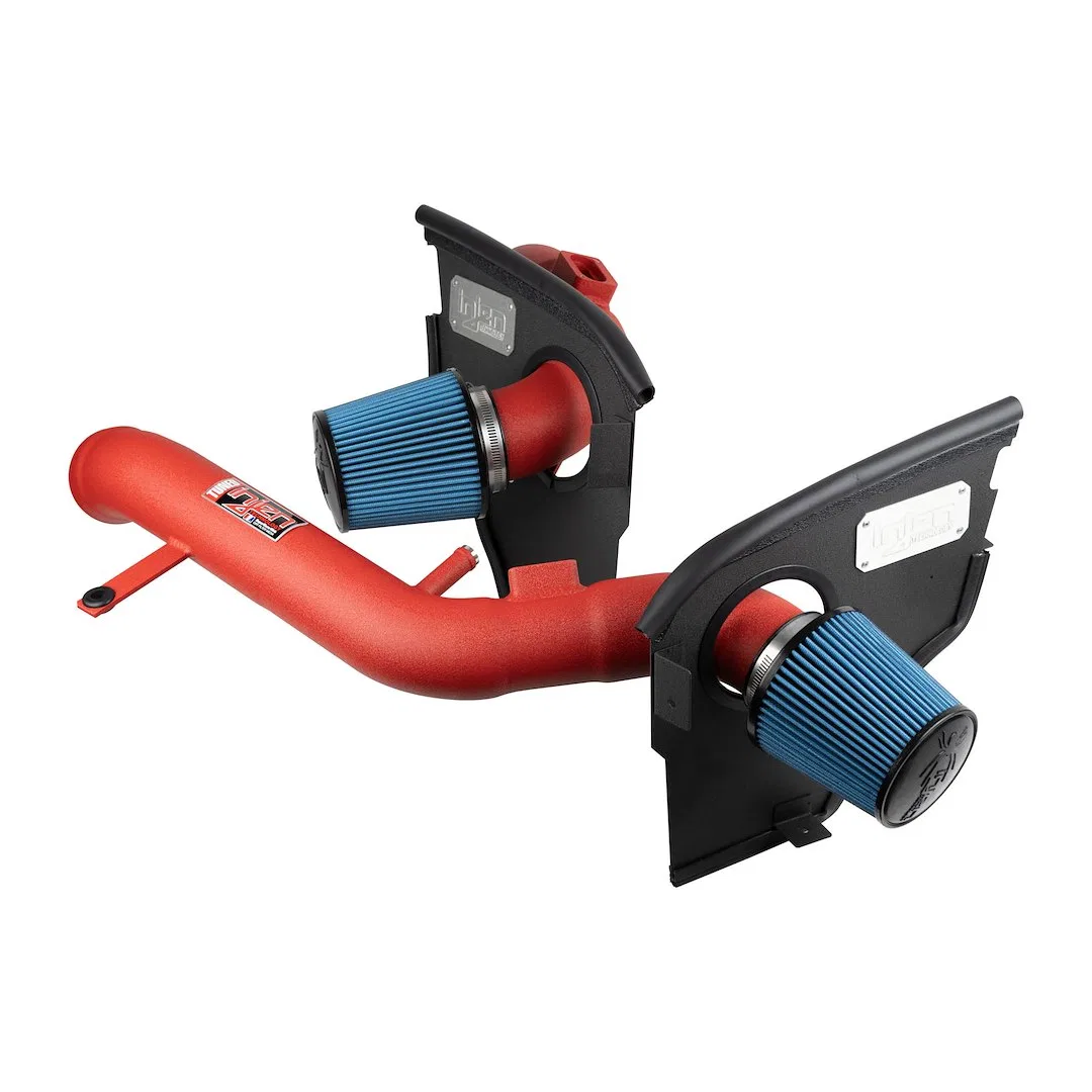 SP1116WR – INJEN Cold Air Intake, Wrinkled Red Aluminum Tube Red Filter